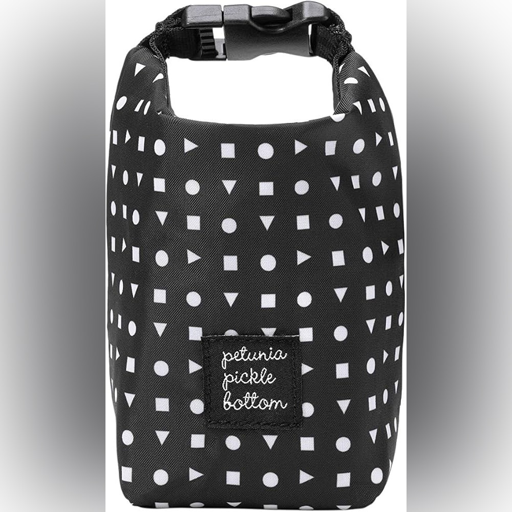 Petunia Pickle Bottom Monochrome Geometric Snack Pouch (NWT)
